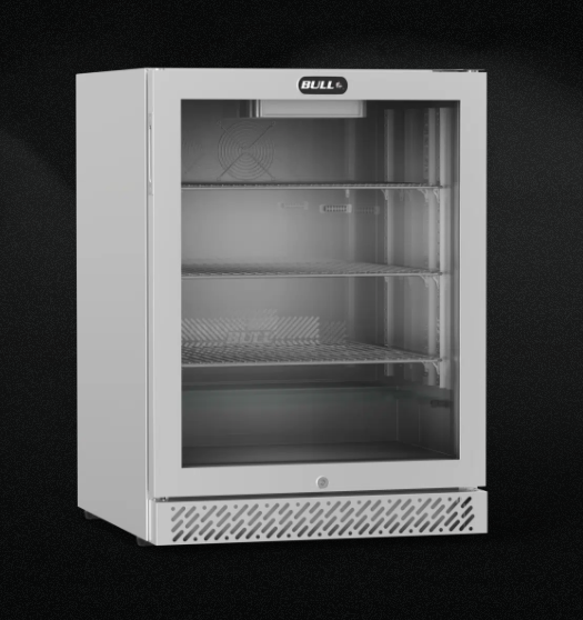 Bull 24-Inch 4.9 Cu. Ft. Premium Outdoor Rated Compact Refrigerator Series II with Glass Door - 13100