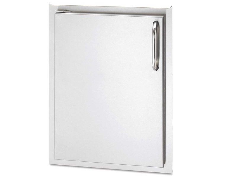 American Outdoor Grill 14-Inch Left Hinged Single Access Door - Vertical - 20-14-SSDL