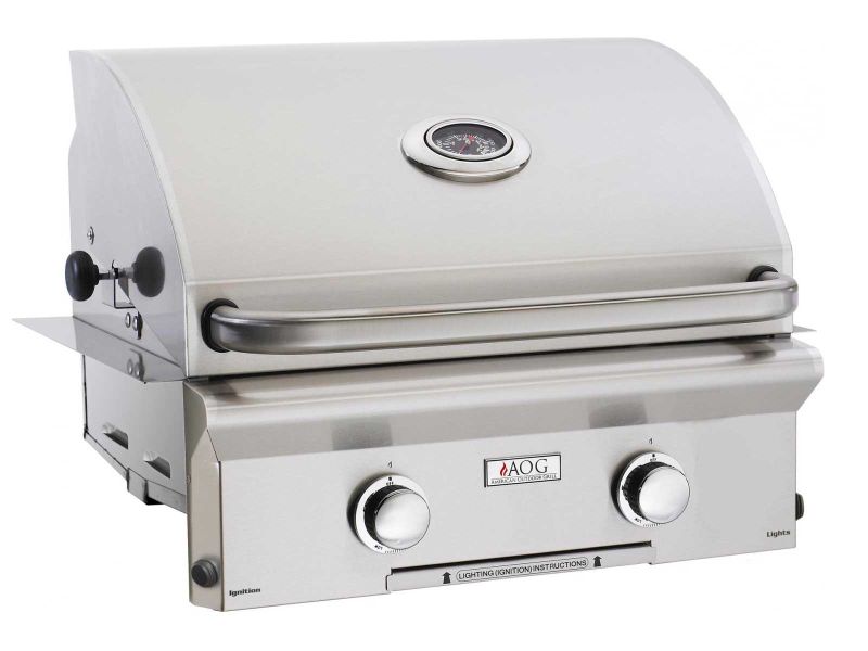 American Outdoor Grill L-Series 24-Inch 2-Burner Built-In Natural Gas Grill - 24NBL-00SP
