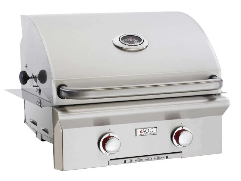American Outdoor Grill T-Series 24-Inch 2-Burner Built-In Natural Gas Grill - 24NBT-00SP