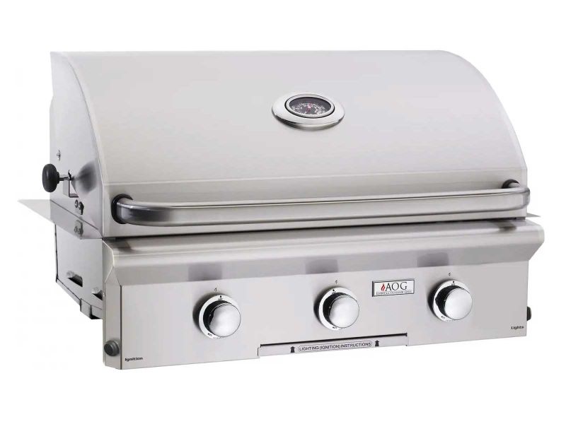 American Outdoor Grill L-Series 30-Inch 3-Burner Built-In Natural Gas Grill - 30NBL-00SP