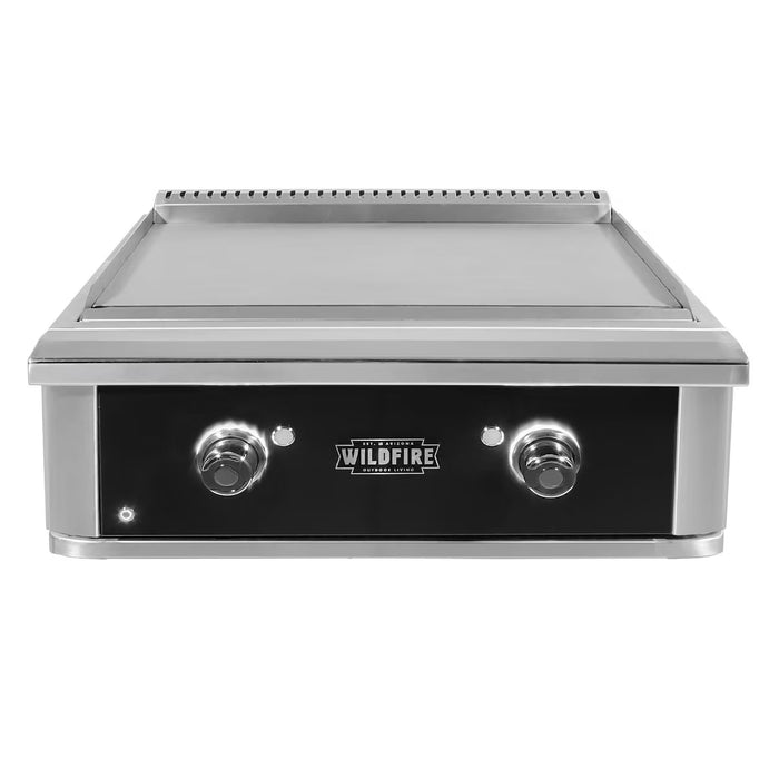 Wildfire Ranch Pro 30-in 2 Burner Black 304 SS Griddle - WFPRO30GRD-BSS