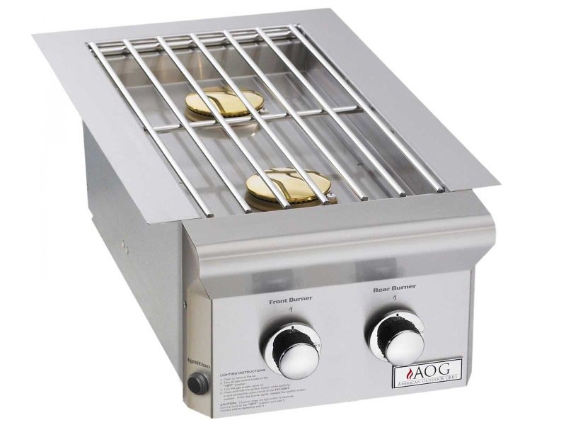 American Outdoor Grill L-Series Drop-In Natural Gas Double Side Burner - 3282L
