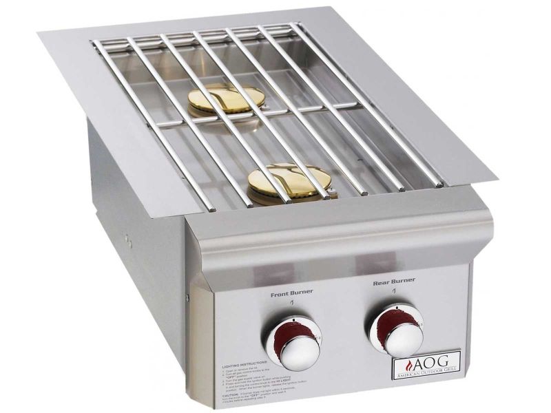 American Outdoor Grill T-Series Drop-In Gas Double Side Burner - 3282T