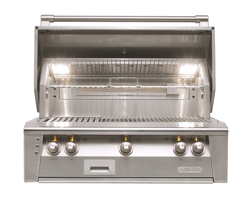 Alfresco ALXE 36-Inch Built-In Gas Grill With Rotisserie - ALXE-36