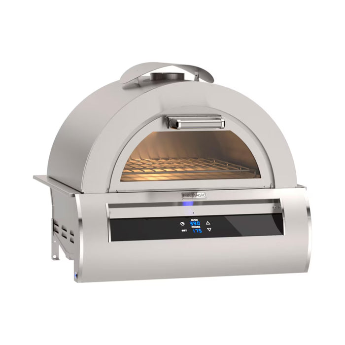 Fire Magic Black Glass Pizza Oven with Integrated Smart Technology - 5660 (P)