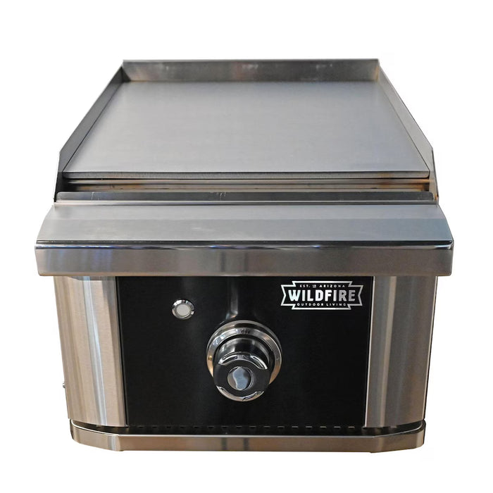 Wildfire Ranch Pro 15-in 1 Burner Black 304 SS Side Griddle - WFSDGRD-BSS