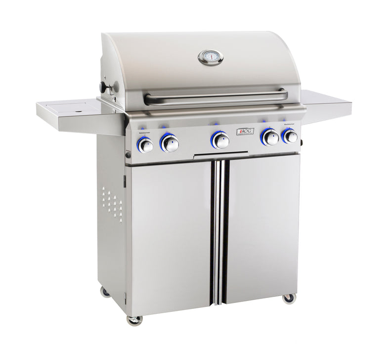 American Outdoor Grill L-Series 30-Inch 3-Burner Propane Gas Grill W/ Rotisserie & Single Side Burner - 30PCL