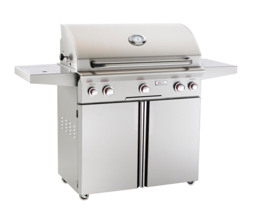 American Outdoor Grill T-Series 36-Inch 3-Burner Propane Gas Grill W/ Rotisserie & Single Side Burner - 36PCT