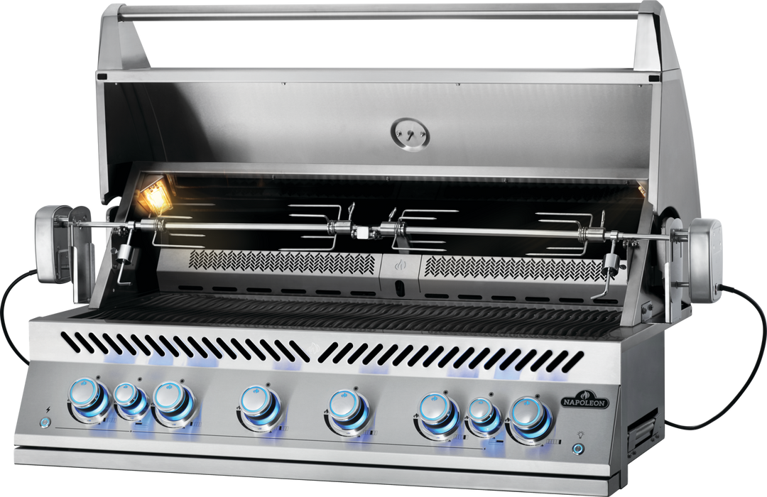 Napoleon 700 Series 5-Burner 44-Inch Built-In Gas Grill w/ Rotisserie & SafetyGlow