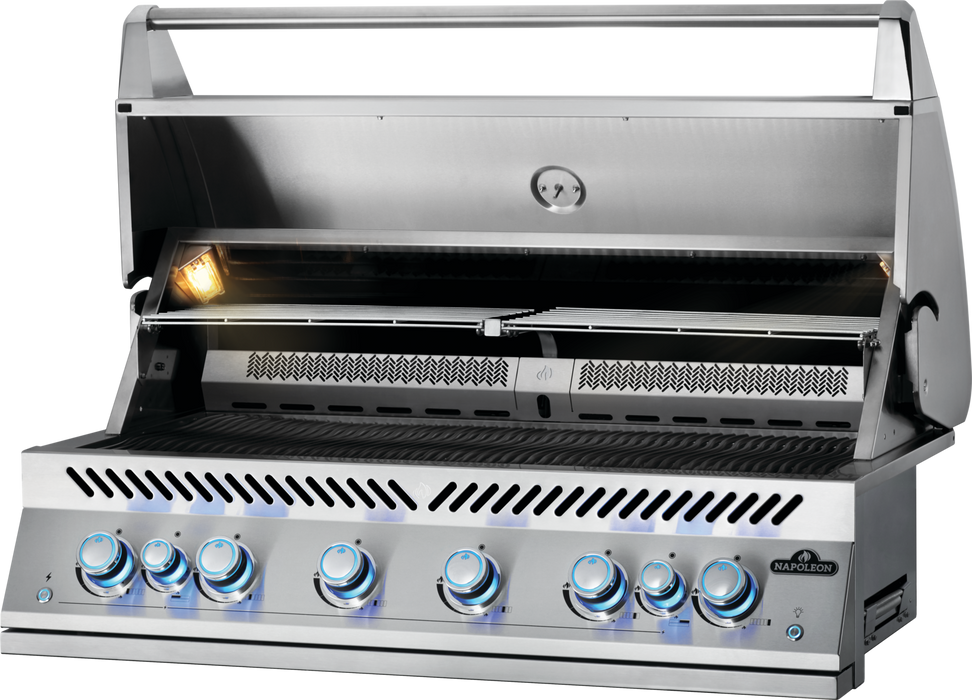 Napoleon 700 Series 5-Burner 44-Inch Built-In Gas Grill w/ Rotisserie & SafetyGlow