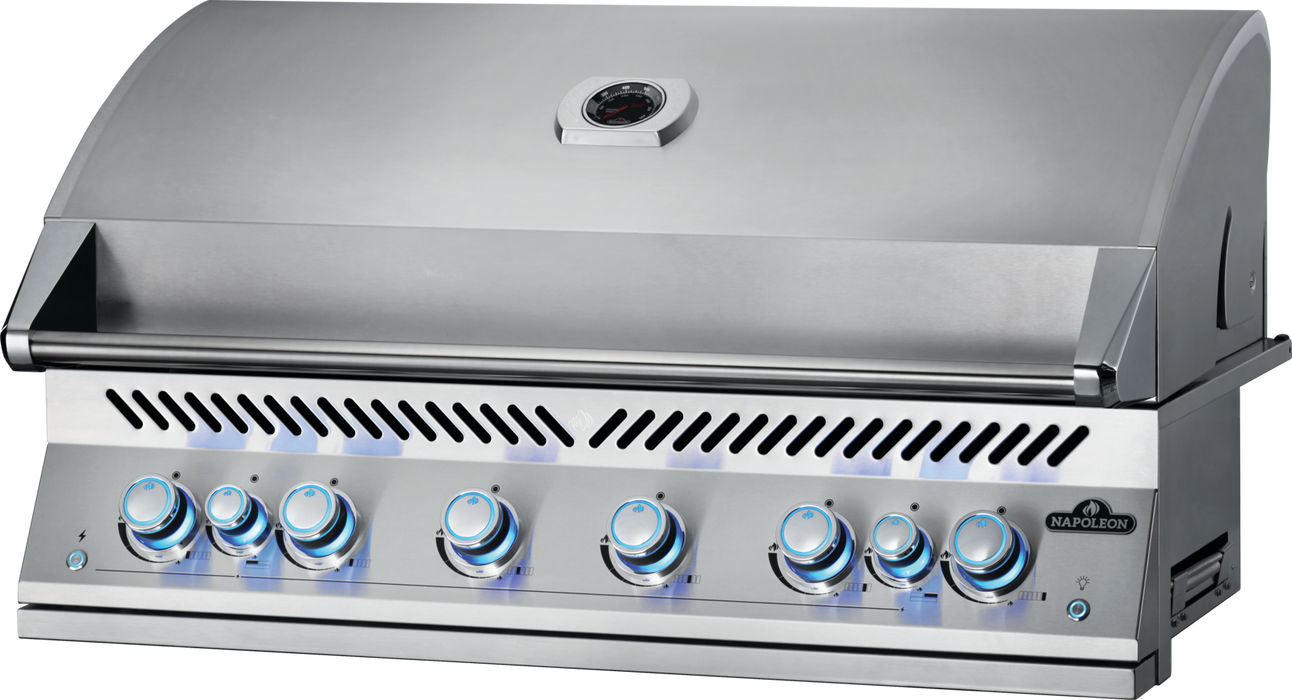 Napoleon 700 Series 5-Burner 44-Inch Built-In Gas Grill w/ Rotisserie & SafetyGlow
