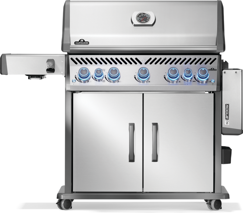 Napoleon Rogue PRO-S 625 5-Burner Gas Grill with Infrared Side and Rear Burner