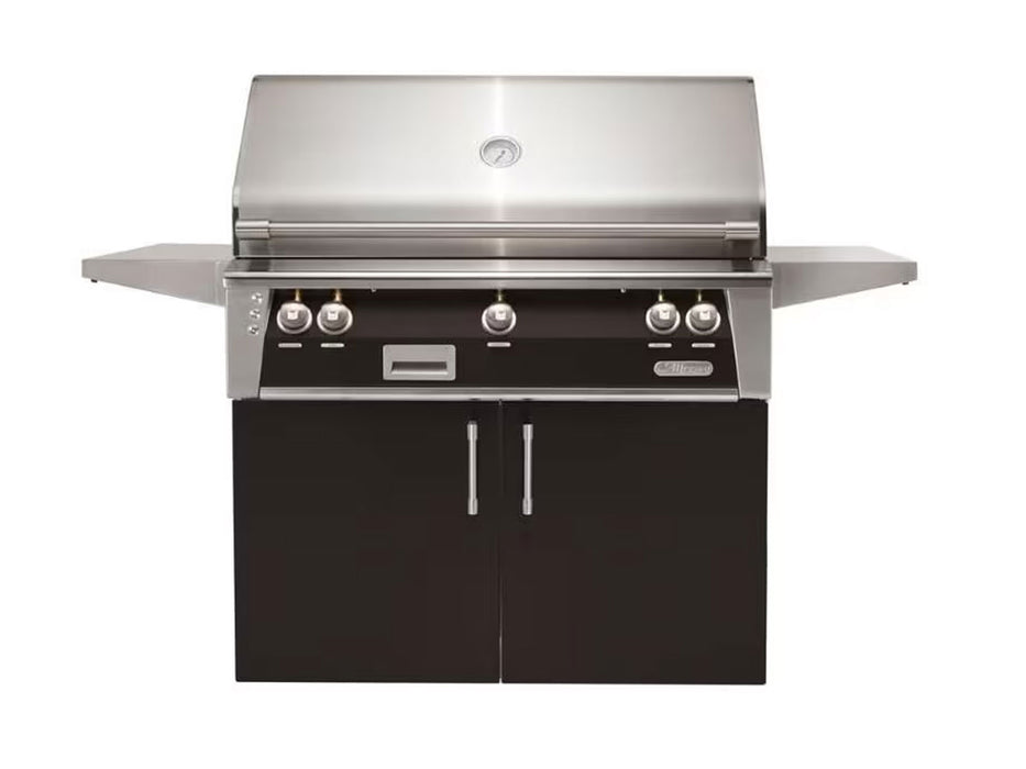 Alfresco ALXE 36-Inch Grill With Sear Zone And Rotisserie - Jet Black Matte - ALXE-36SZC-SM9005