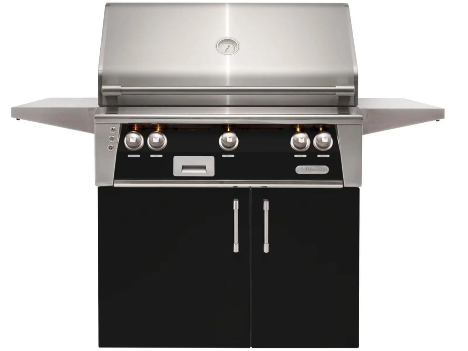 Alfresco ALXE 36-Inch Grill With Rotisserie - Jet Black Matte - ALXE-36C-SM9005
