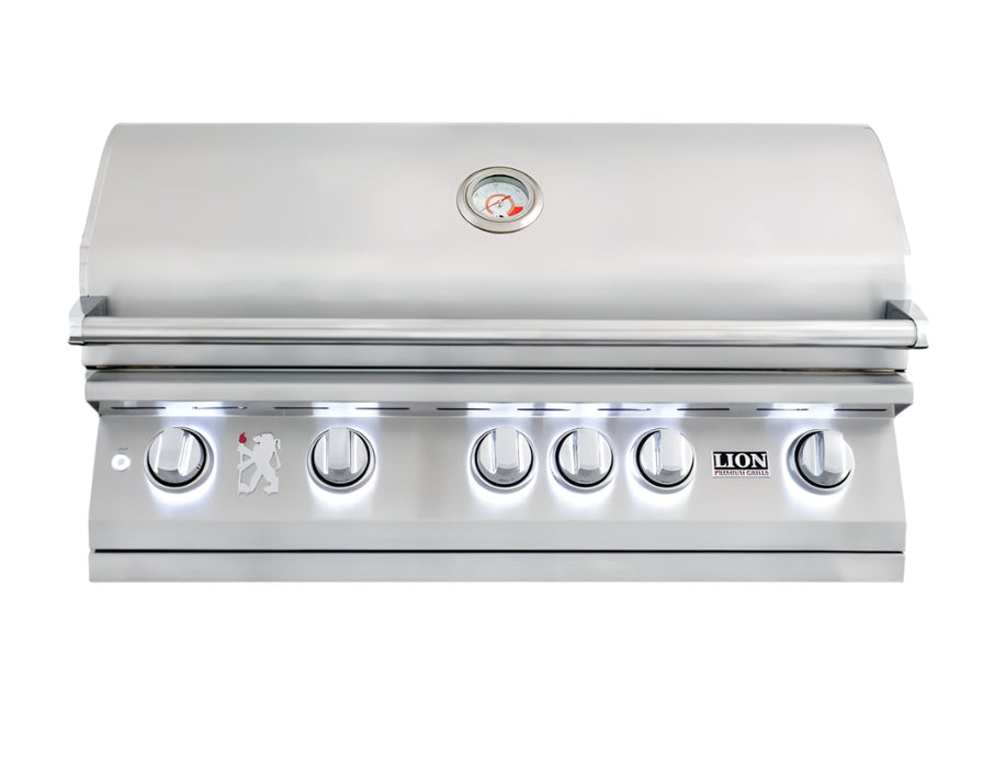 Lion L90000 40-Inch 5 Burner Built-In Gas Grill