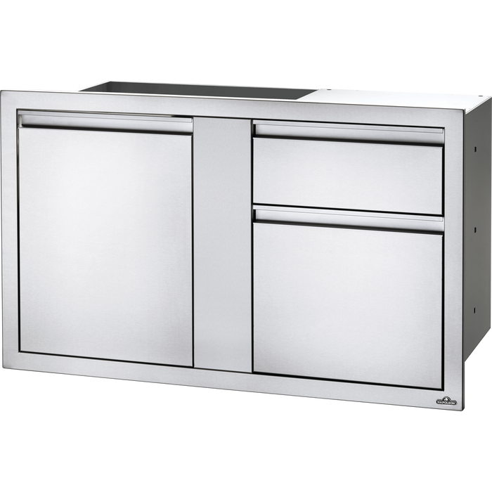 Napoleon 42 Inch Single Door & Double Drawer - BI-4224-1D2DR