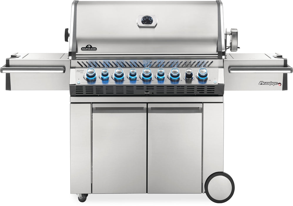 Napoleon Prestige PRO 665 5-Burner Natural Gas Grill w/ Rotisserie & Side Burner