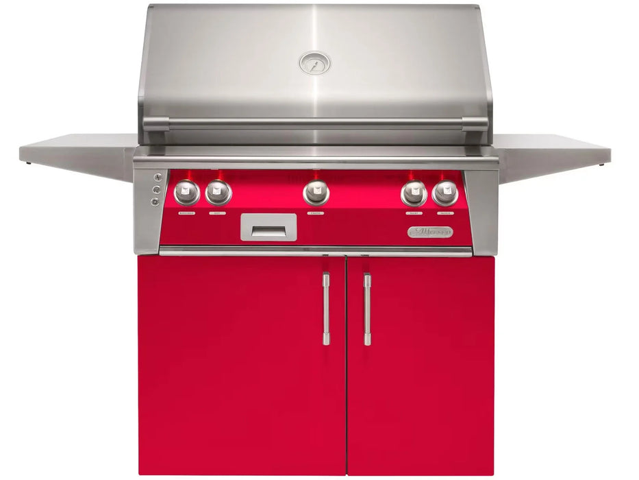 Alfresco ALXE 36-Inch Grill With Rotisserie -Raspberry Red - ALXE-36C-S3027