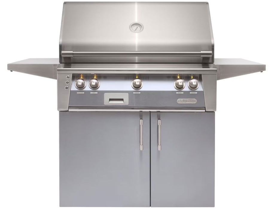 Alfresco ALXE 36-Inch Grill With Sear Zone And Rotisserie - Signal Grey - ALXE-36SZC-S7004