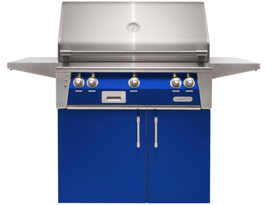 Alfresco ALXE 36-Inch Grill With Rotisserie - Ultramarine Blue - ALXE-36C-S5002