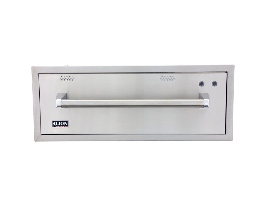 Lion 30-Inch Built-In 120V Electric Stainless Steel Warming Drawer - WD256103