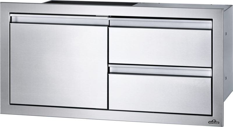 Napoleon 36-Inch Stainless Steel Single Door and Double Drawer Combo