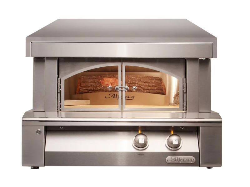 Alfresco 30-Inch Countertop Gas Outdoor Pizza Oven Plus - AXE-PZA