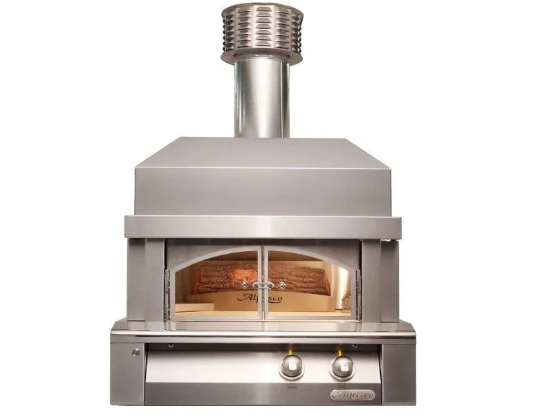 Alfresco 30-Inch Built-In Gas Outdoor Pizza Oven Plus - AXE-PZA-BI