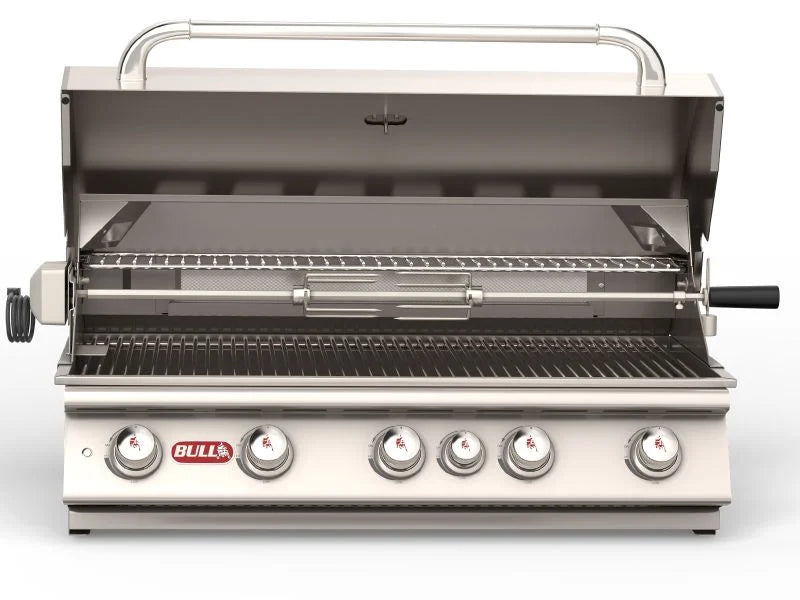 Bull Brahma 38-Inch 5-Burner Built-In Gas Grill With Rotisserie