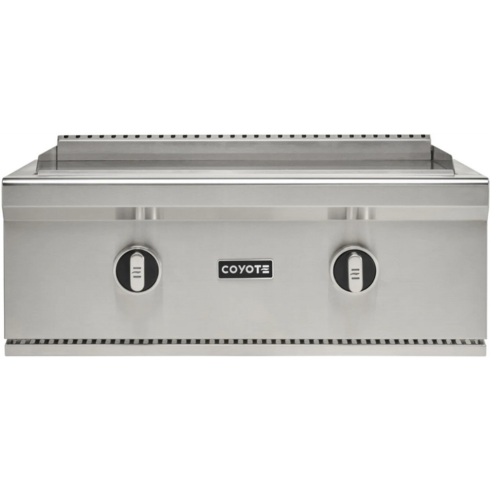 Coyote 30-in Built-In Propane Flat Top Grill w/ Safety Valve - C3FTG30