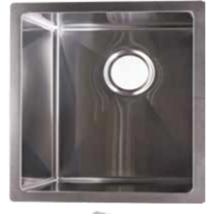 Cameo 16" Single Bowl Undermount Square Sink, Stainless Steel -CDS-S16