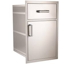 Fire Magic Premium Flush 20-Inch Pantry / Access Drawer Combo - 54020S
