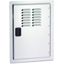 Fire Magic Legacy 14-Inch Stainless Louvered Single Access Door - Vertical - 23920-1-S