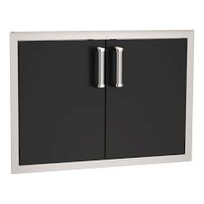 Fire Magic Echelon Flush 30 x 20-Inch Black Double Access Door With Soft Close - 53930BSC