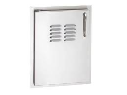 Fire Magic Select 14-Inch Left-Hinged Single Access Door with Louvers - Vertical - 33920-1-SL