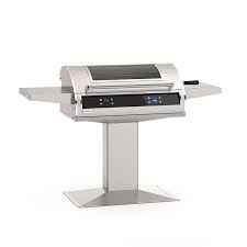 Fire Magic EL500s 30" Accessible Patio Post Mount Electric Grill With Two Controls - EL500s-4Z1E-AP