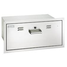 Fire Magic Premium Flush 30-Inch Built-In 110V Electric Stainless Steel Warming Drawer - 53830-SW