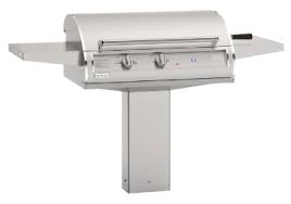 Fire Magic 30 Inch In-Ground Post Mount Accessible Analog Electric Grill - EL500s-0Z1E-AG