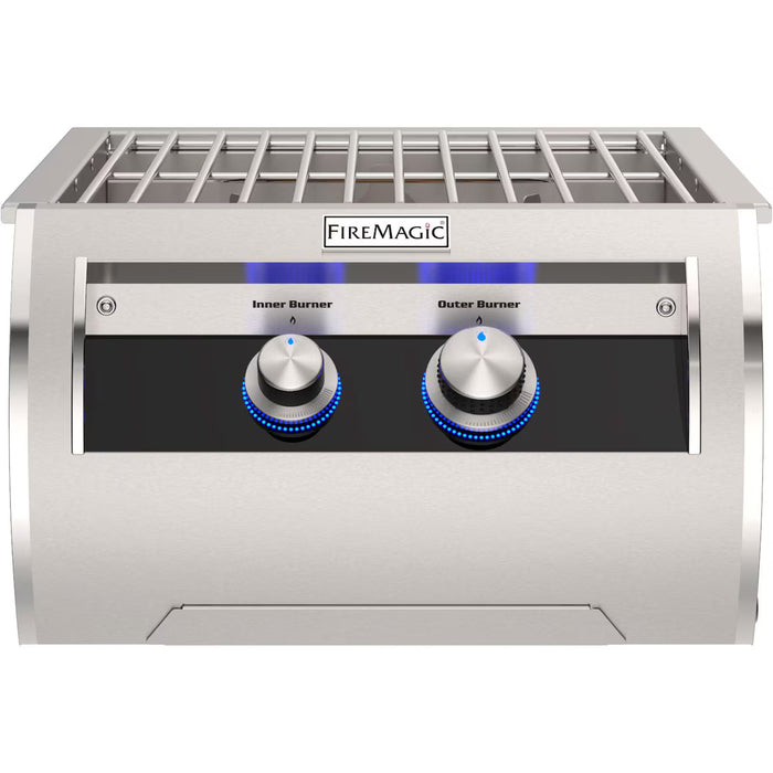 Fire Magic Echelon Diamond Built-In Power Burner w/ Stainless Steel Grid - 19-6B1N(P)-0