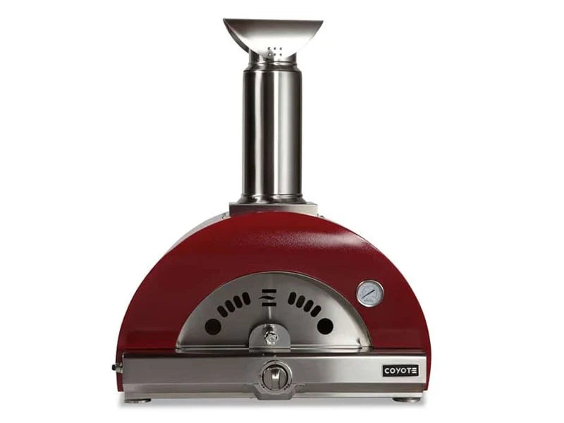 Coyote 30 Inch Hybrid Gas Pizza Oven - Red - C1PZ30HRLP
