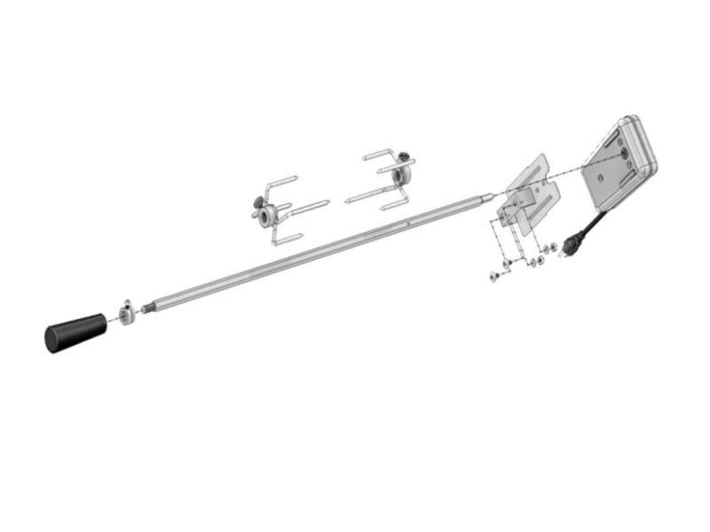 Artisan Rotisserie Kit for AAEP-32 Grill Only - ART-ROT32