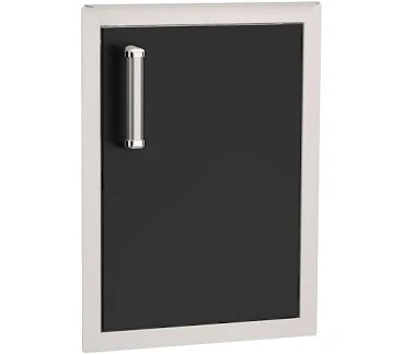 Fire Magic Echelon Flush 14-Inch Black Right-Hinged Single Access Door - Vertical With Soft Close - 53920BSC-R