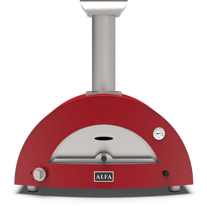 Alfa Moderno 2 Pizze Gas Pizza Oven - Ruby Red