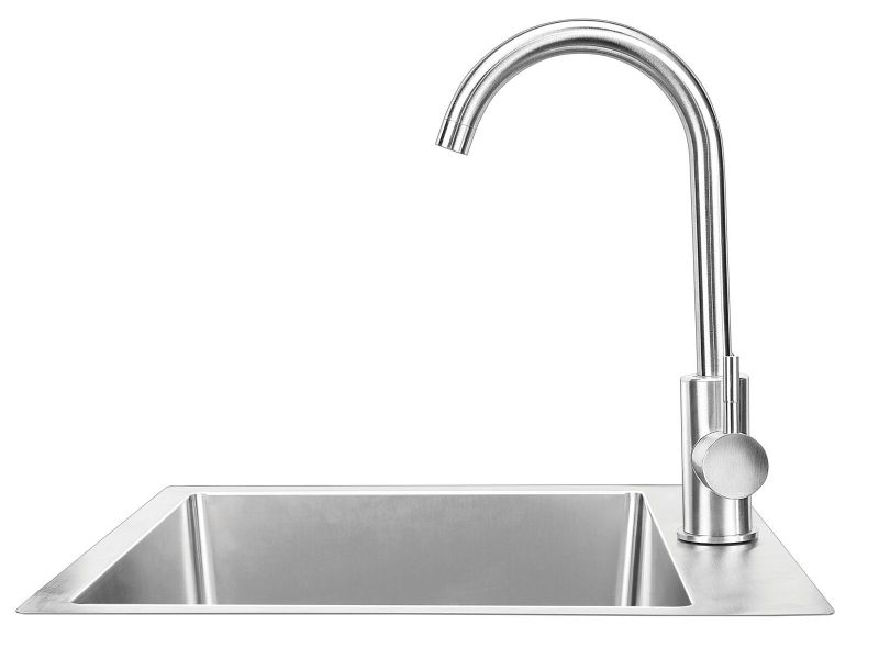 Bull 15-Inch Stainless Steel Dual Mount Sink with Faucet - 12516