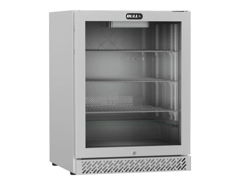 Bull 24-Inch 4.9 Cu. Ft. Premium Outdoor Rated Compact Refrigerator Series II with Glass Door - 13100