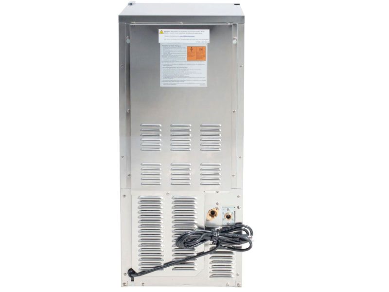 Bull 60 Lb. 15-Inch Outdoor Rated Commercial Ice Maker With Drain Pump - 13200