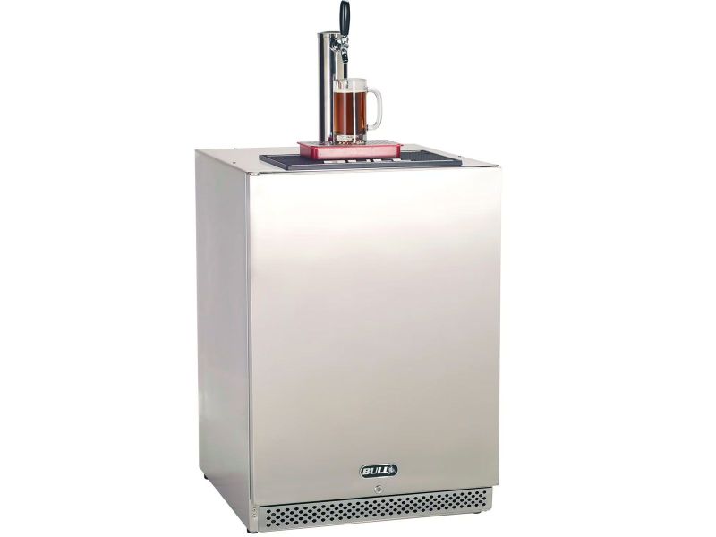 Bull 24-Inch 6.6 Cu. Ft. Outdoor Rated Single Tap Beer Dispenser / Kegerator - 17900