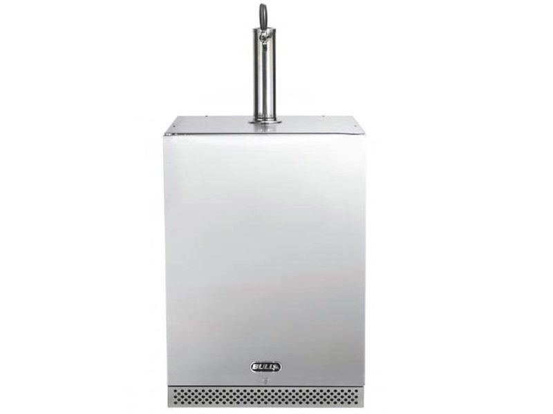 Bull 24-Inch 6.6 Cu. Ft. Outdoor Rated Single Tap Beer Dispenser / Kegerator - 17900