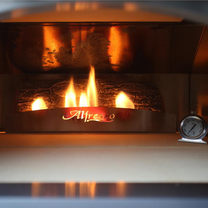 Alfresco 30-Inch Countertop Outdoor Pizza Oven Plus in Raspberry Red - AXE-PZA-S3027
